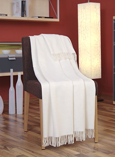 SWEET DREAMS HOME - Luxurious 100% Peruvian Baby Alpaca Fiber Throw Blanket (59