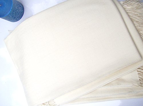 SWEET DREAMS HOME - Luxurious 100% Peruvian Baby Alpaca Fiber Throw Blanket (59