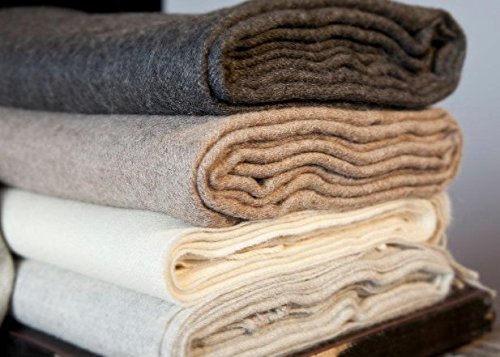 SWEET DREAMS HOME - Luxurious 100% Peruvian Baby Alpaca Fiber Throw Blanket (59