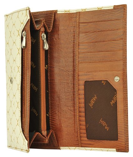 Eagle Lady Purse W-5105 Beige Tan