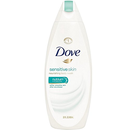 Dove Sensitive Skin Nourishing Body Wash, Unscented 22 Oz