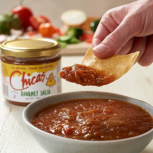 Chicas Original Corn Tortilla Chips, Seasoned with Sea Salt & Hint of Bright Citrus, No Cholesterol or Trans Fat, Gluten Free & Vegan, 8-Ounce Bag (Pa thumbnail