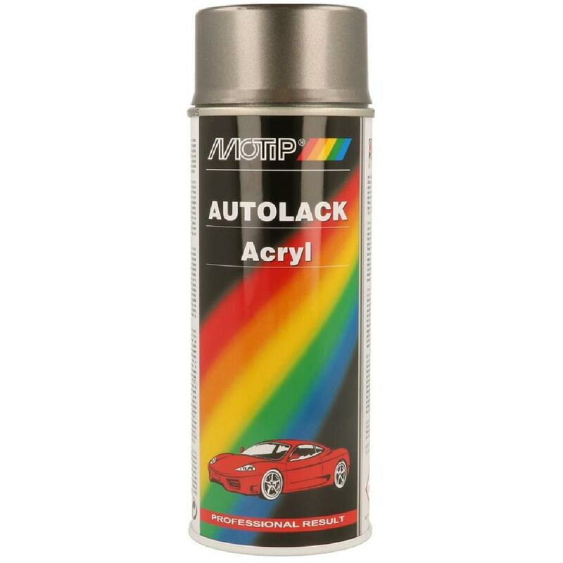 MOTIP 51082 Vehicle Combination Paint Grey, Aerosol, Capacity: 400ml, Kompakt Red Glossy 12 Ml