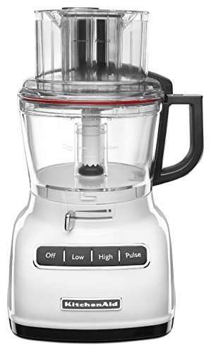 KitchenAid 9-Cup Wide Mouth Food Processor RRKFP0930WH Large Exact Slice-White (CERTIFIED REFURBISHED)