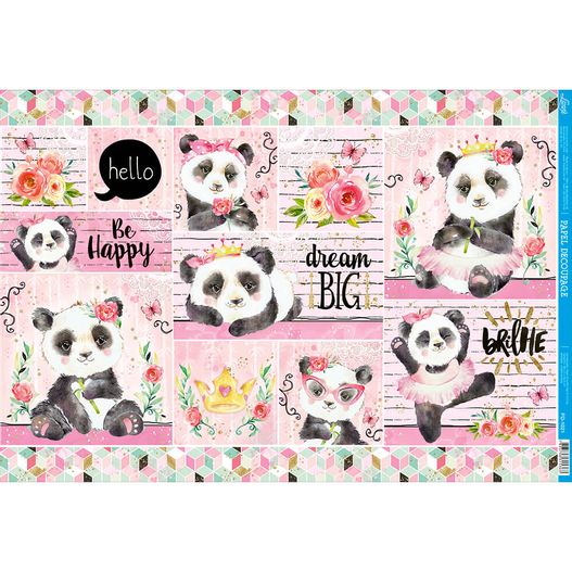 Papel Para Decoupage PD 1021