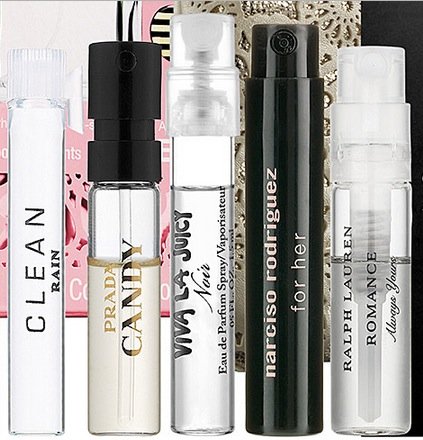 Sephora Fragrance Gift Set for Her 2014: 10 Piece: Marc Jacob Honey, Prada Candy, Viva La Juicy thumbnail