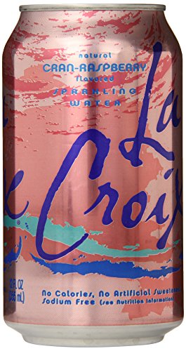 La Croix Sparkling Water, Cran-Raspberry, 12 Oz Can (Pack of 12) thumbnail