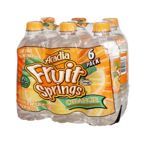Acadia Fruit Springs Orange Naturally Flavored Spring Water Beverage- 6 PK thumbnail