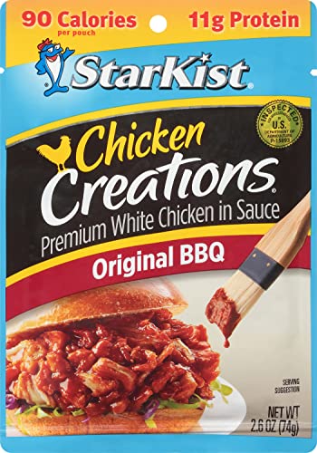 StarKist Chicken Creations Original BBQ, Single Serve Pouch, 2.6 Oz