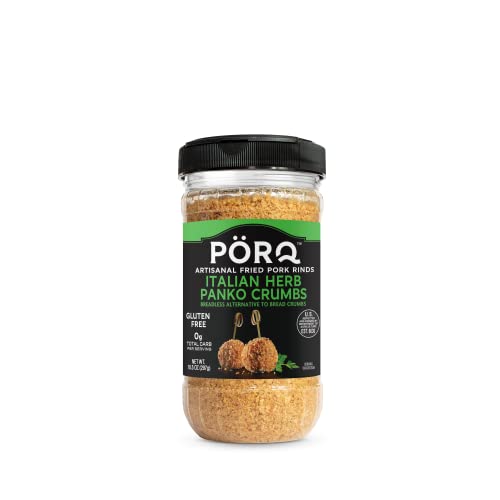 Poro Artisanal Fried Pork Rinds Italian Herb Panko Crumbs