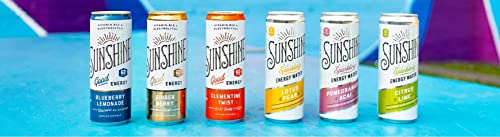 Sunshine Beverages Sparkling Energy Drink Blueberry Lemonade 4 Cans thumbnail