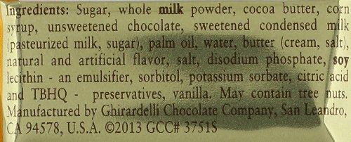 Ghirardelli Chocolate Squares, Milk Chocolate with Caramel Filling, 0.53-Ounce Squares (Pack of 120) thumbnail