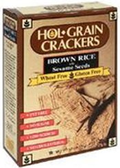 Hol Grain Brown Rice Crackers With Sesame Seed