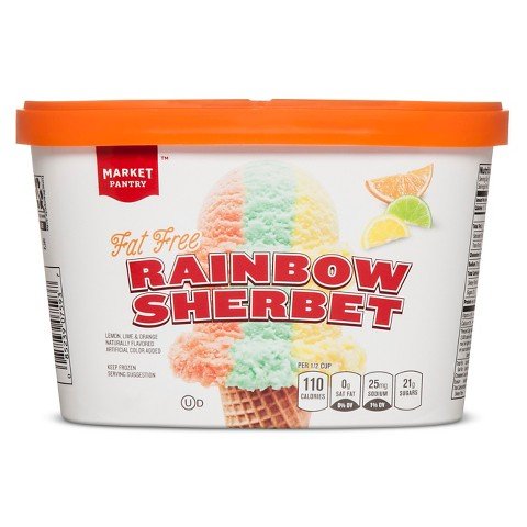 Rainbow Frozen Sherbet - 1.5qt - Market Pantry Image