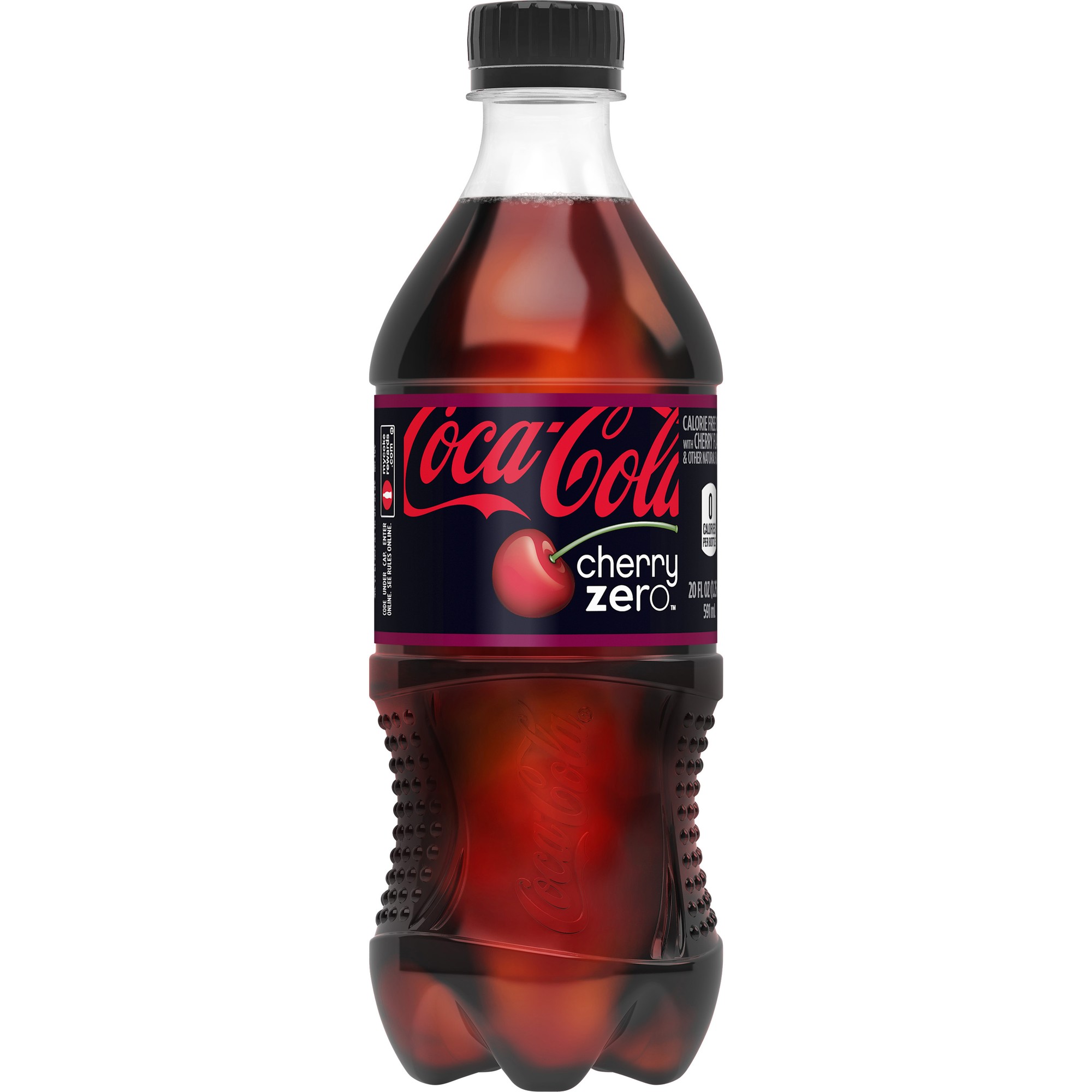 Coca-Cola Zero Sugar Cherry Soda Soft Drink Bottle, 20 Oz | CVS