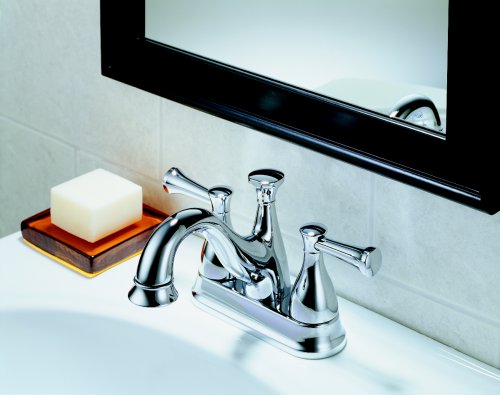 Delta Lockwood 2540-240 Two Handle Centerset Lavatory Faucet, Chrome