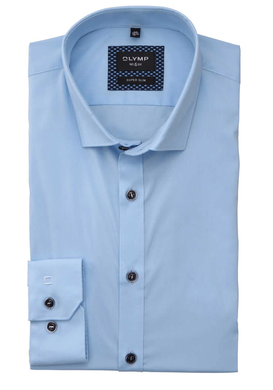 Langarm Business Hemd 2540/24 Hemden, Hellblau 43 thumbnail