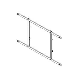HAGOR - Montagekomponente (VESA-Adapter) - Schwarz - Bildschirmgröße: 177.8 Cm (70) - Montageschnittstelle: 1455 X 862 Mm - Auf Bodenstativ Montierb