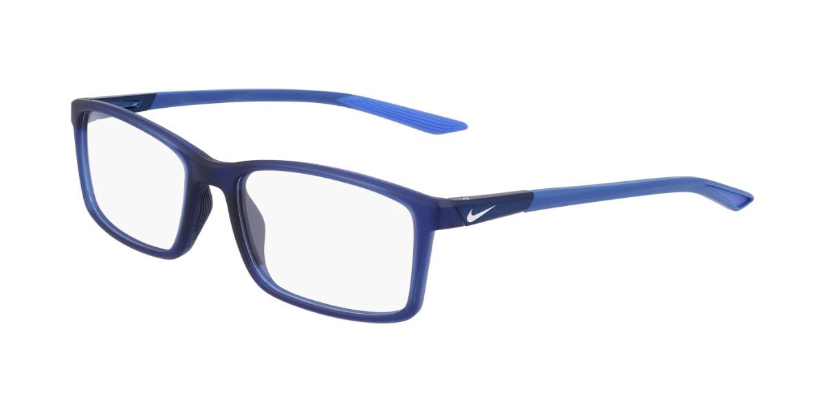 Nike 7287 Eyeglasses 410 - Matte Midnight Navy Men Rectangle thumbnail