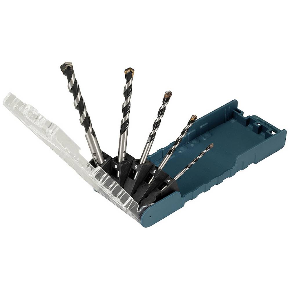 Makita E-14255 Multi-purpose Drill Bit Set 5 Carbide Bits 4-10mm