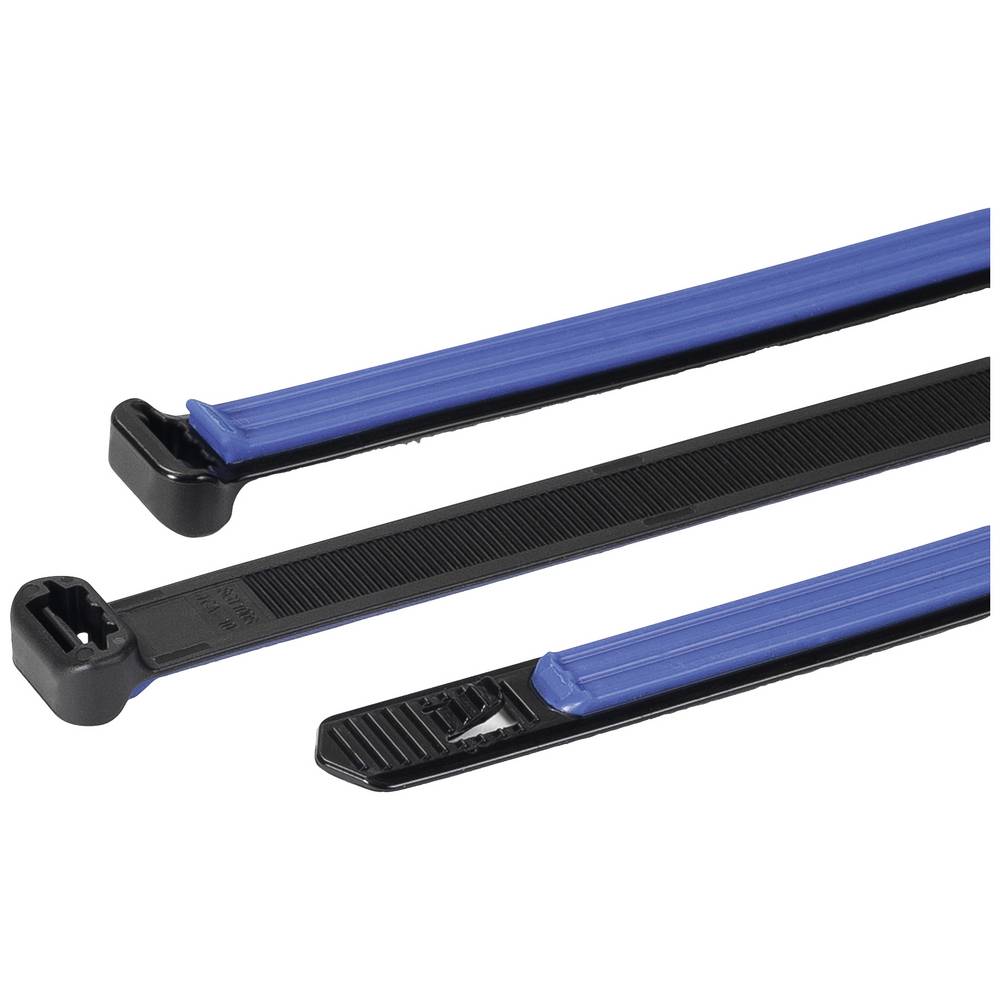 HellermannTyton 111-50001 SGT100S Black/blue 12.7mm Soft Grip Cabl