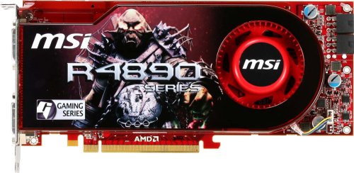 MSI Radeon HD 4890 1 GB GDDR5 Video Card  R4890-T2D1G OC [Retail] thumbnail