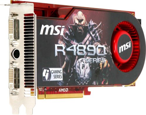 MSI Radeon HD 4890 1 GB GDDR5 Video Card  R4890-T2D1G OC [Retail] thumbnail