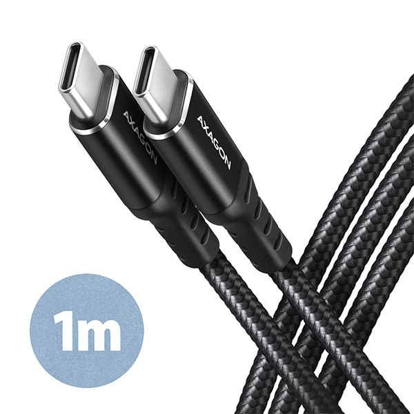 Axagon BUCM-CM10AB USB Cable 1 M USB 2.0 USB C Black