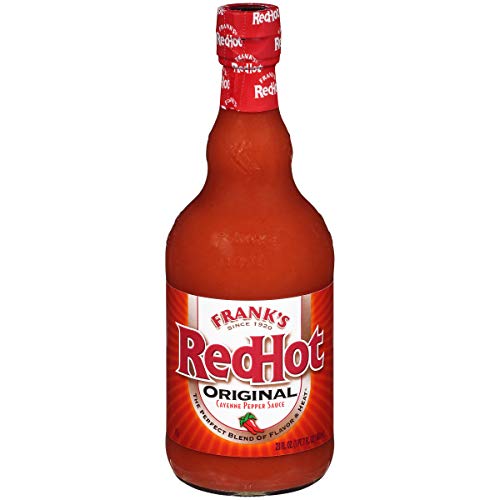 Frank's RedHot Original Hot Sauce, 23 Fl Oz (Pack of 12) - One 12 Pack of 23 Fluid Ounce Bottles of Original Cayenne Pepper Hot Sauce, Great for Table thumbnail