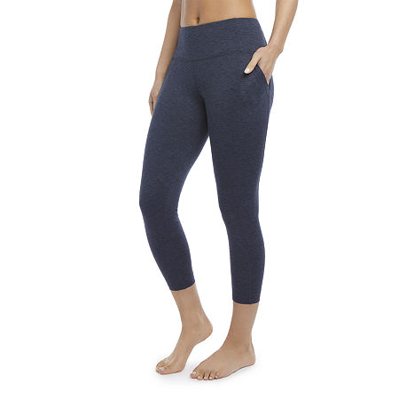 Women's Jockey Sport Supersoft Side Pocket 7/8 Leggings, Size: Large, Light Blue thumbnail