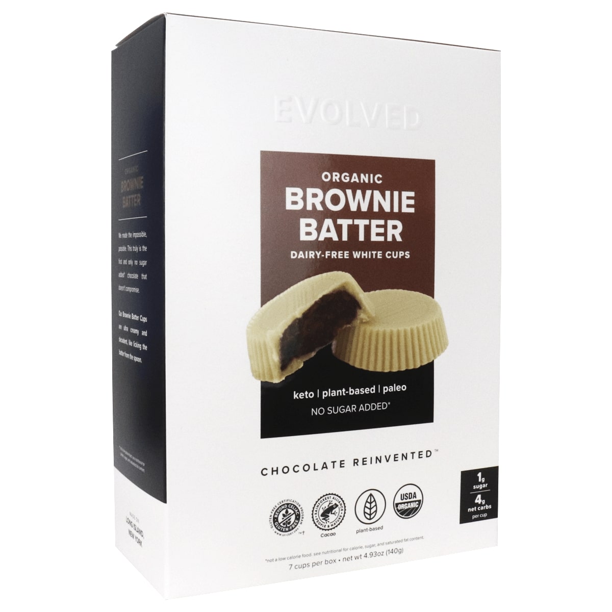 Evolved Organic Brownie Batter Chocolate Reinvented