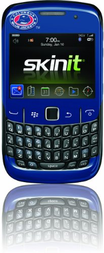 Skinit Protective Skin for Curve 8530 - NHL Columbus Blue Jackets thumbnail