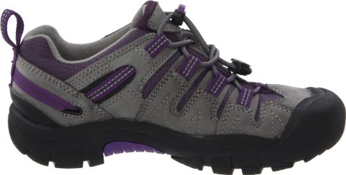 KEEN Gypsum Hiking Shoe (Toddler/Little Kid/Big Kid),Gargoyle/Purple Heart,5 M US Big Kid thumbnail