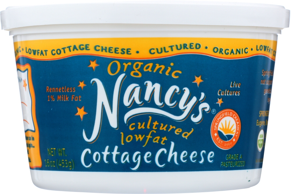 Organic Lowfat Cottage Cheese, 16 Oz