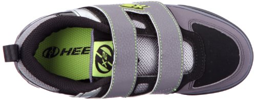 Heelys HX2 Dart Skate Shoe (Little Kid/Big Kid),Grey/Black/Green,3 M US Little Kid
