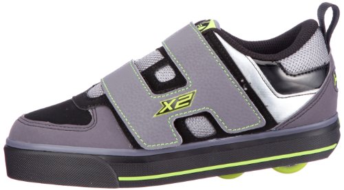 Heelys HX2 Dart Skate Shoe (Little Kid/Big Kid),Grey/Black/Green,3 M US Little Kid thumbnail