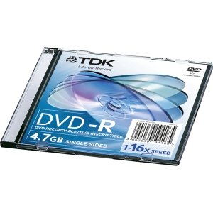 48575 DVD Recordable Media - DVD-R - 16x - 4.70 GB Slim Jewel Case