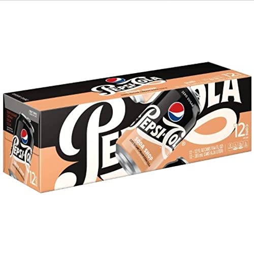 Pepsi-Cola Soda Shop Zero Sugar Cream Soda Cola