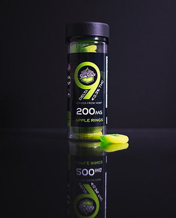 Delta 9 Gummy Apple Rings 20ct 200mg (Less Than 0.3% THC)