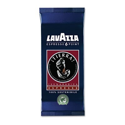 Lavazza 0490 Tierra Espresso Point Machine Cartridges, 50 Vacuum Packed Bags Containing 100 Cartridges