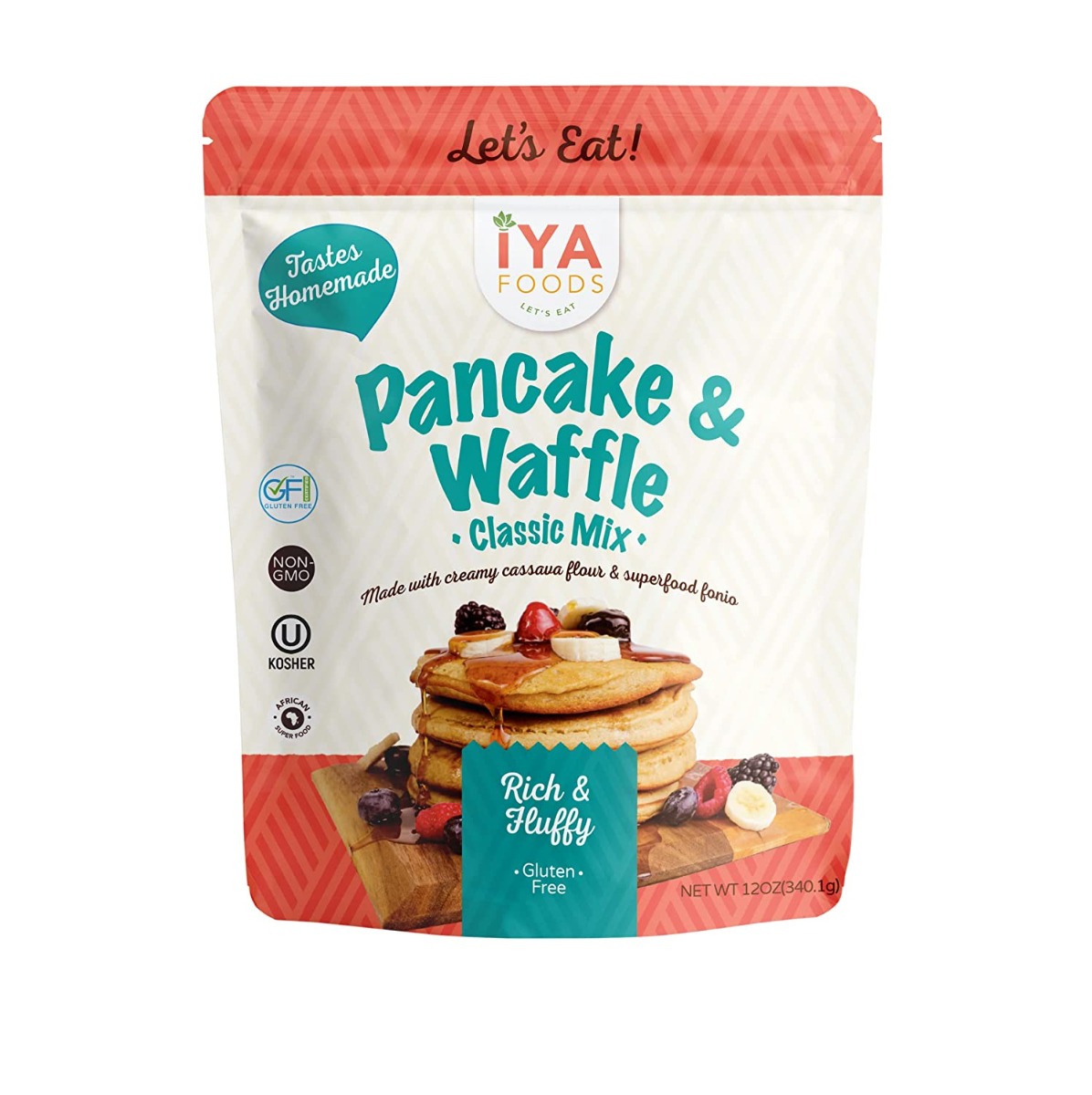 Iya Foods Pancake & Waffle Classic Mix Rich & Fluffy