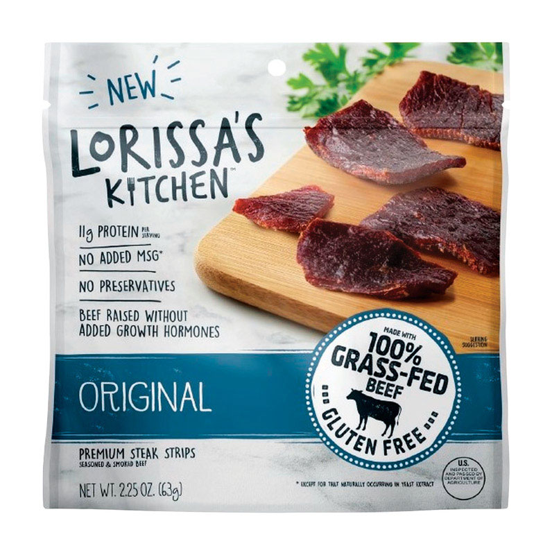 Jacks Links Lorissas Kitchen Original Beef Jerky  2.25 Oz - Case of 8