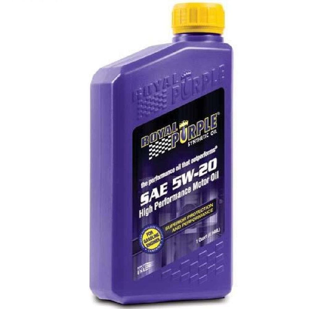 Royal Purple 1 Qt SAE 5W-20 High Performance Synthetic Motor Oil - Case of 6