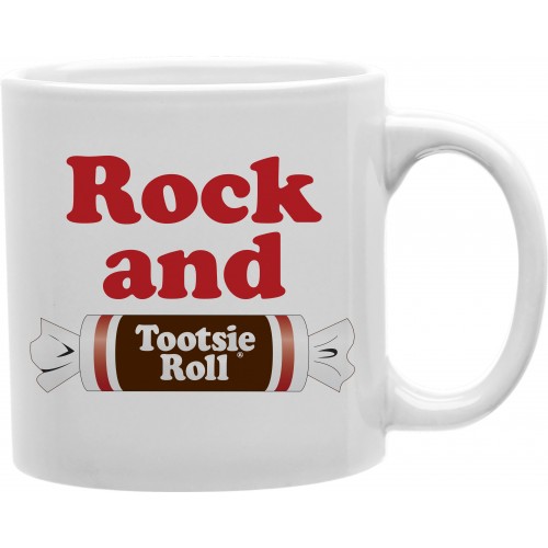 11 Oz. Coffe Mug, Rock and Tootsie Roll