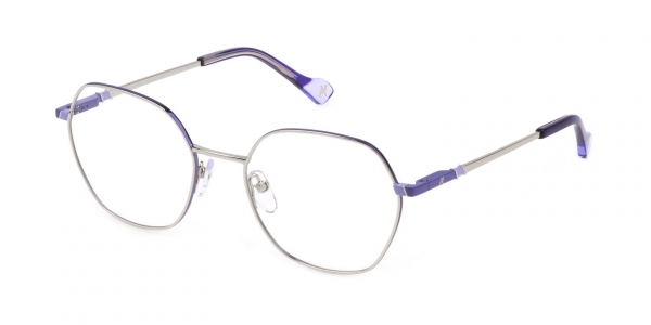 Yalea VYA069 JENNIFER 0492 Womens Glasses Purple Size 53 - Free Lenses - HSA/FSA Insurance - Blue Light Block Available