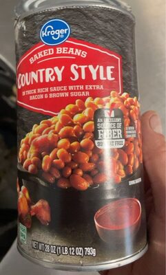 Kroger Baked Beans Country Style 28 Oz