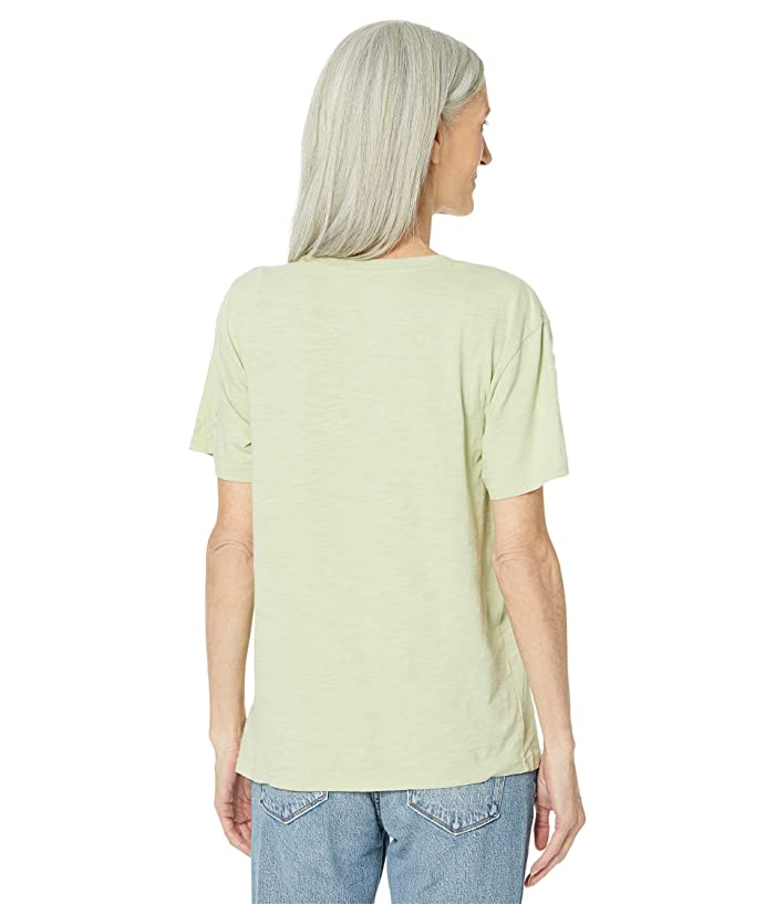Lucky Brand Romantic Floral Boyfriend Tee - Women's Clothing Tops Shirts Tee Graphic T Shirts in #3443 Laurel Green, Size XS thumbnail
