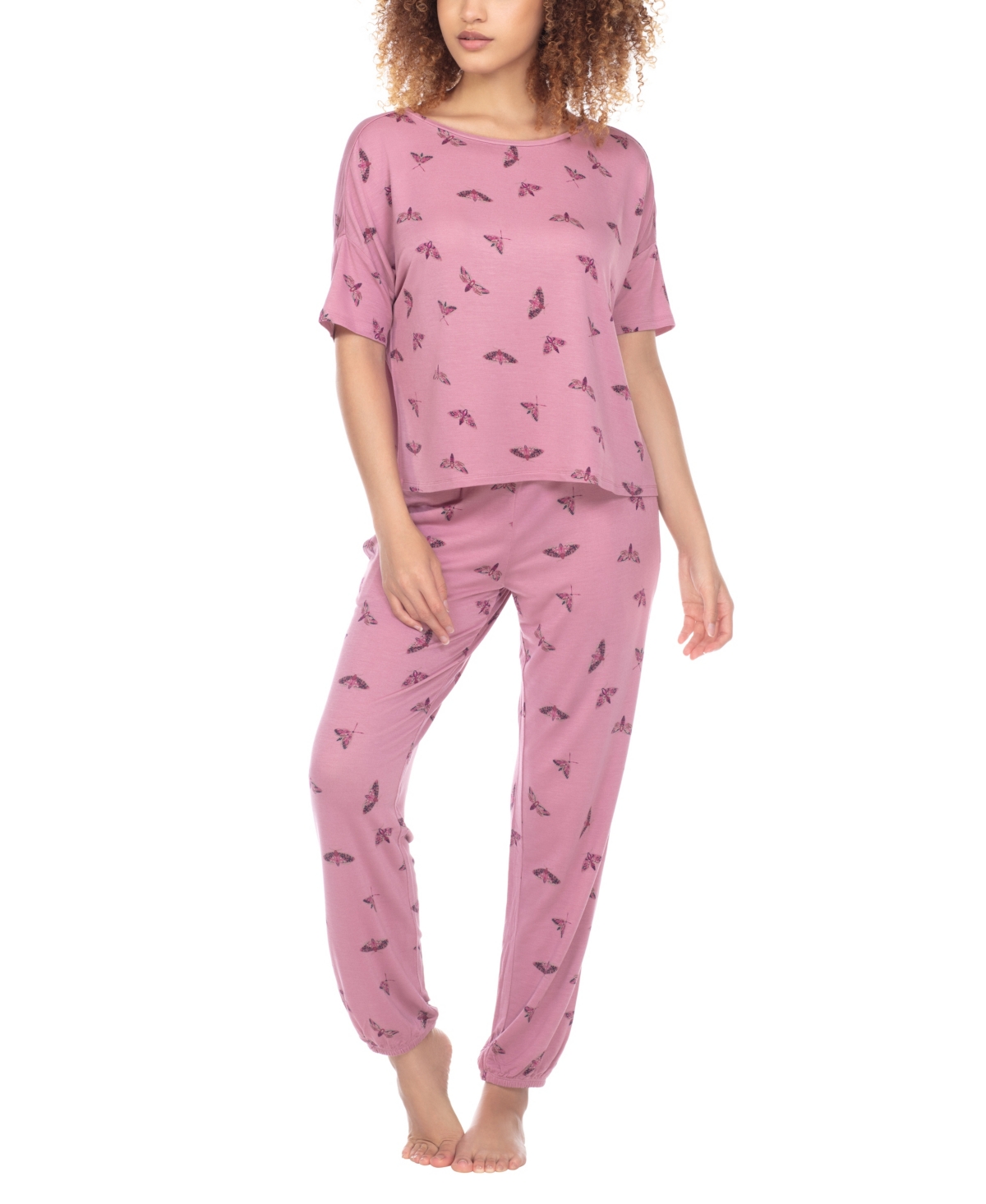 Honeydew Women's Sun Lover Lounge Set - Old Rose Moth