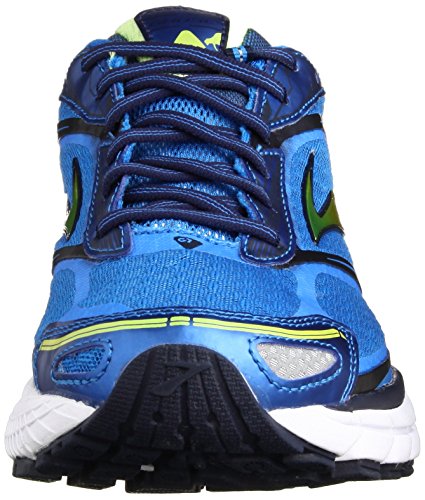 Men's Brooks Ghost 7 Running Shoe Electric Blue Lemonade/Lime Punch/Peact Navy Size 11 M US thumbnail