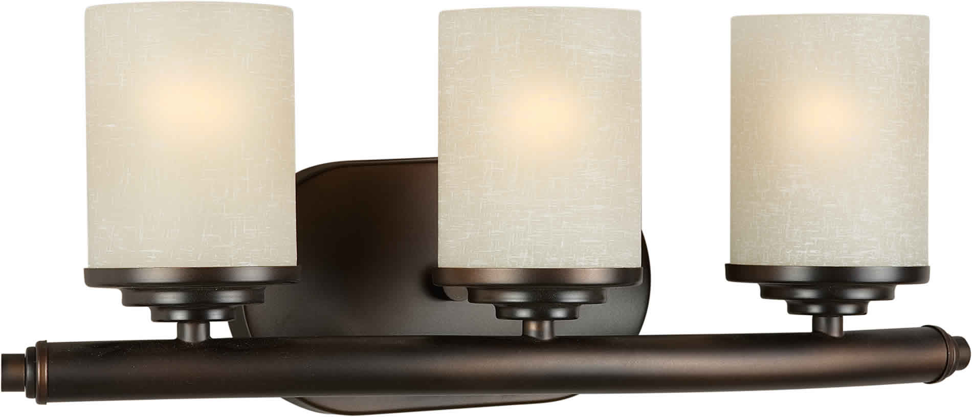 Forte Lighting 5105-03 3 Light 18 Wide Bathroom Vanity Light with Satin Opal Glass Shades Antique
